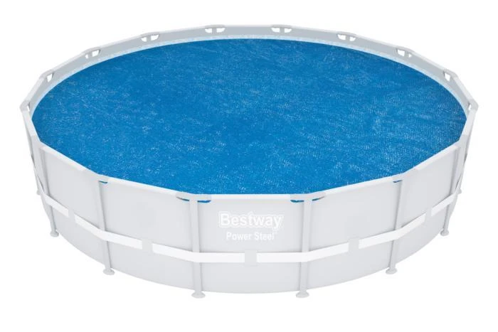 Bestway Baseino uždangalas Flowclear, mėlynas, 462cm, apskritas
