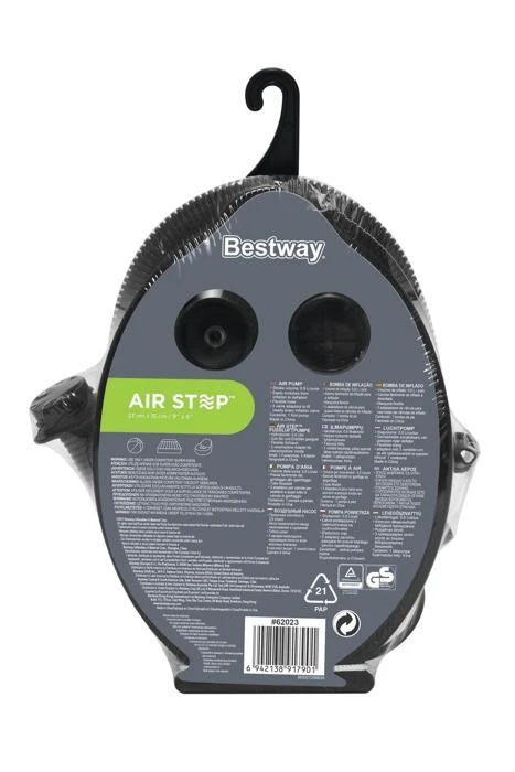Bestway 62023 kojinė pompa Pripučiami daiktai Juoda, Geltona