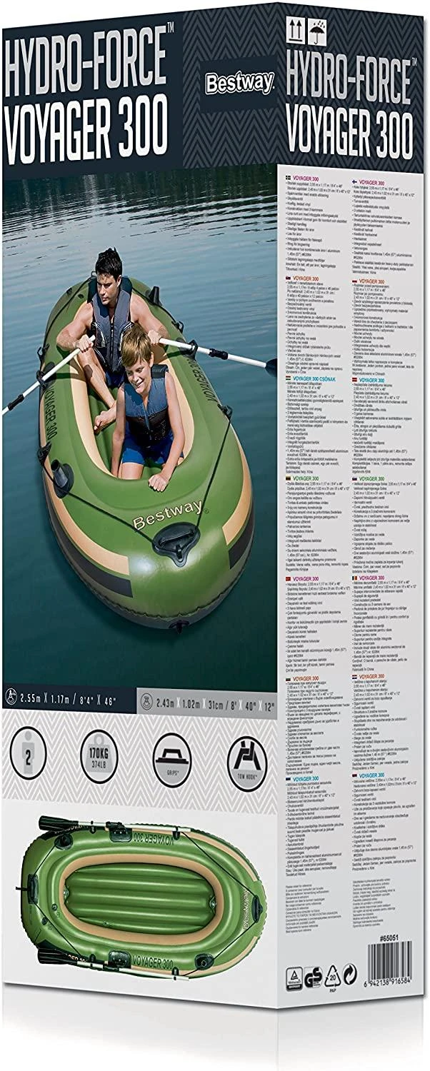 Bestway Hydro-Force Pripučiama valtis Voyager 300, 243x102cm