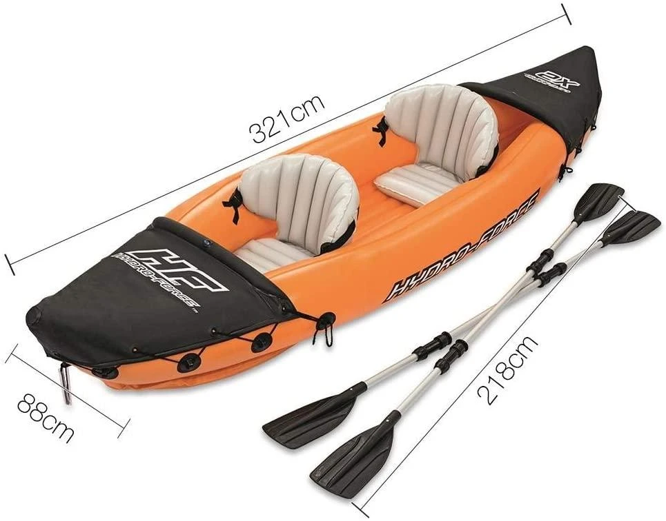 Bestway Hydro-Force Lite-Rapid x2 Pripučiamos baidarės rinkinys