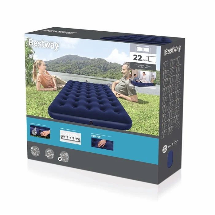 Bestway 67002 pripučiamas čiužinys Dvivietis čiužinys Mėlyna