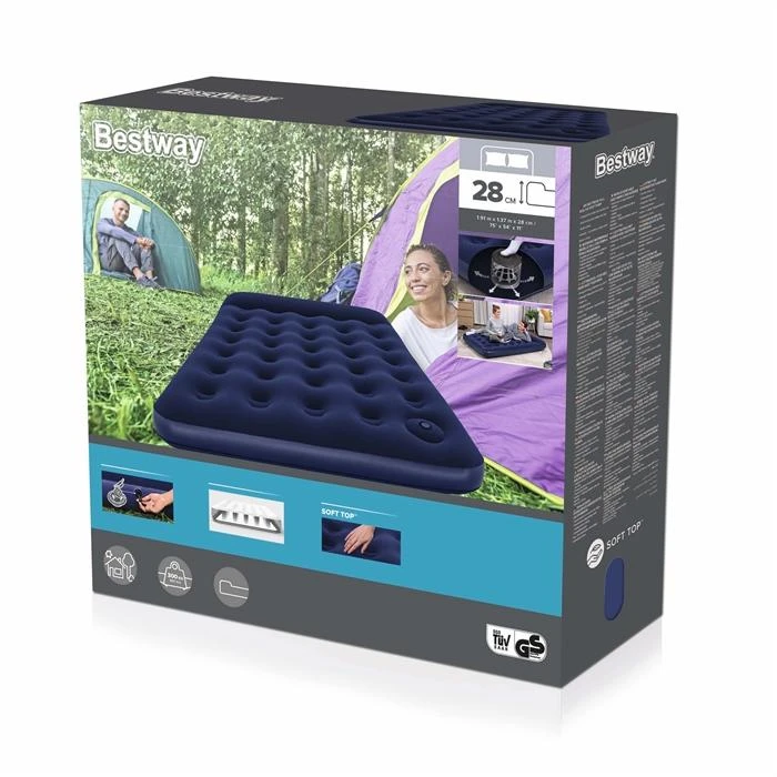 Bestway 67225 pripučiamas čiužinys Dvivietis čiužinys Mėlyna