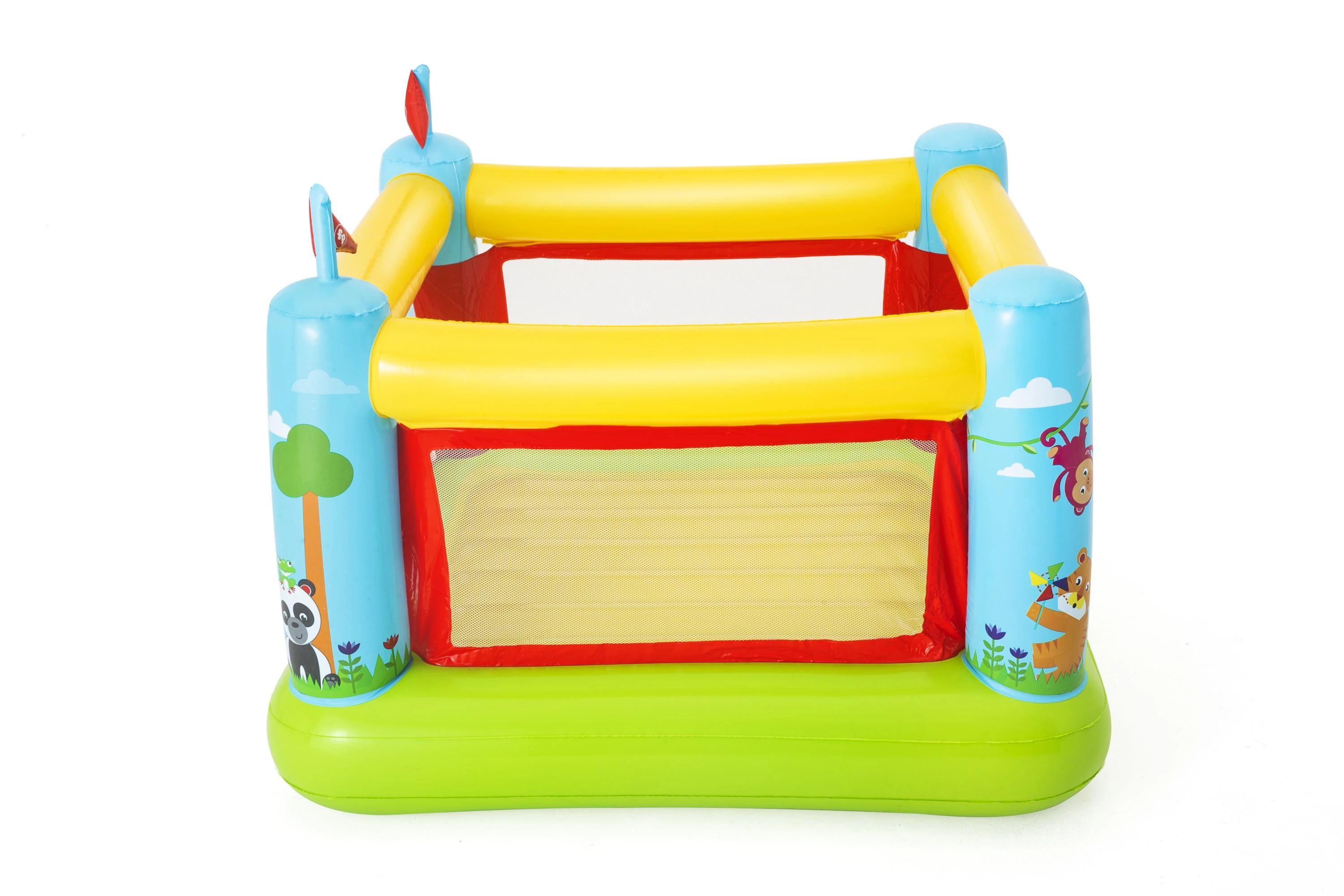 BESTWAY Fisher-Price pripučiamas batutas, 1.75m x 1.73m x 1.35m, 93553