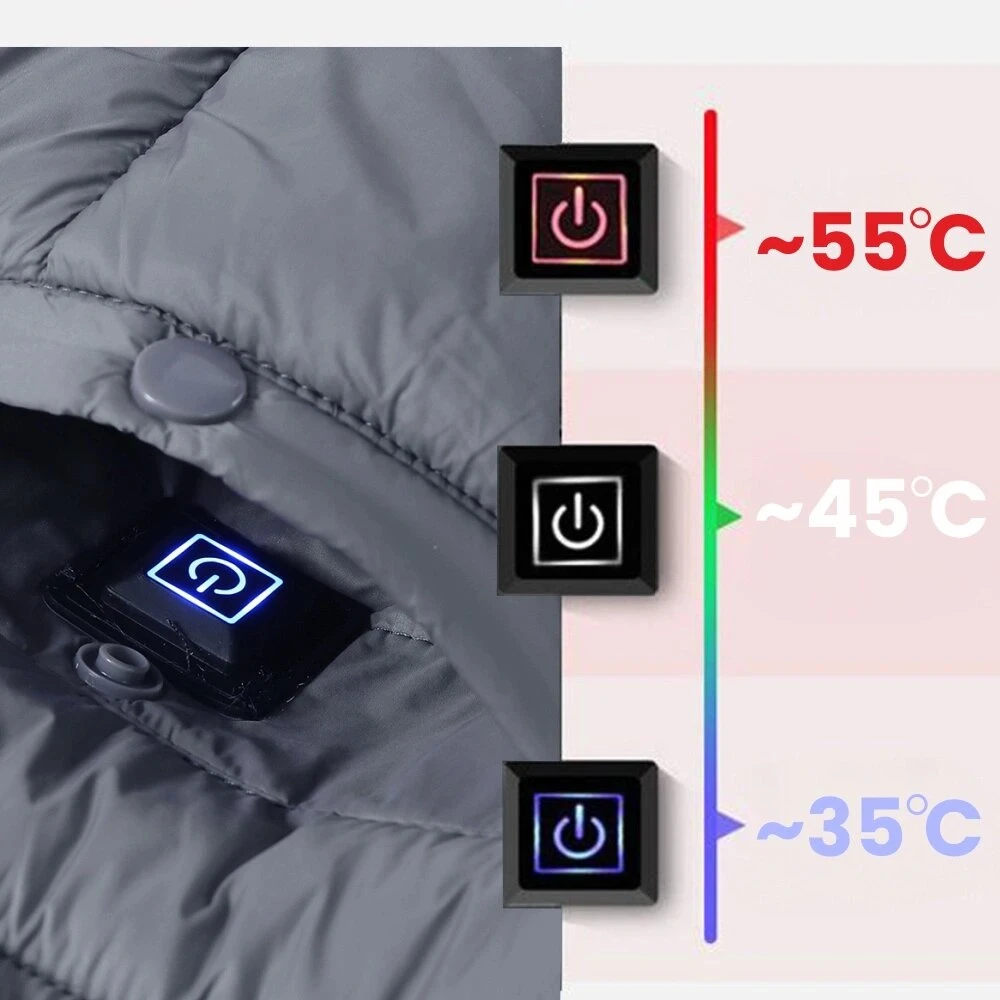 None Blauberg BL-PK01 Blauberg Heated Poncho Blanket, One Size, Pilkas