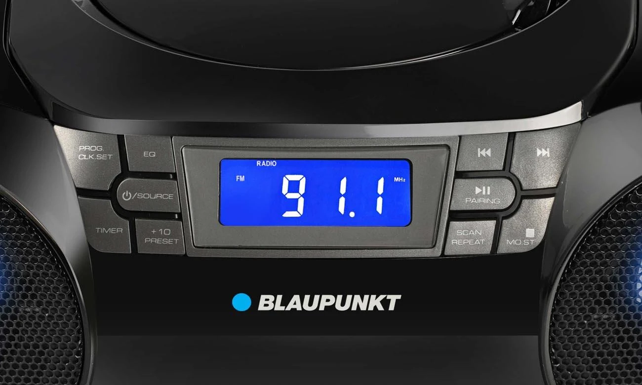 Portable stereo Blaupunkt BB31LED (juodos spalvos)