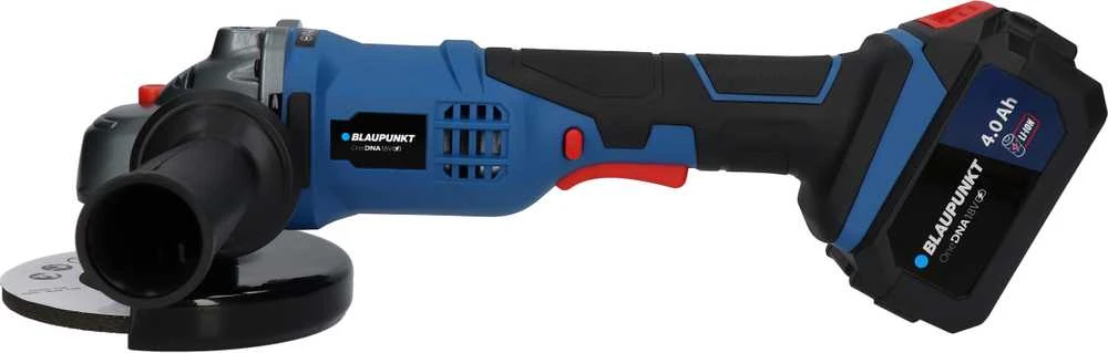 Akumuliatorinė kampinė šlifuoklė Blaupunkt 18V su 4.0Ah baterija