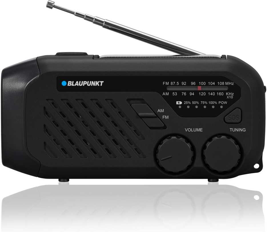 Blaupunkt ER10 nešiojamas radijas su žibintuvėliu