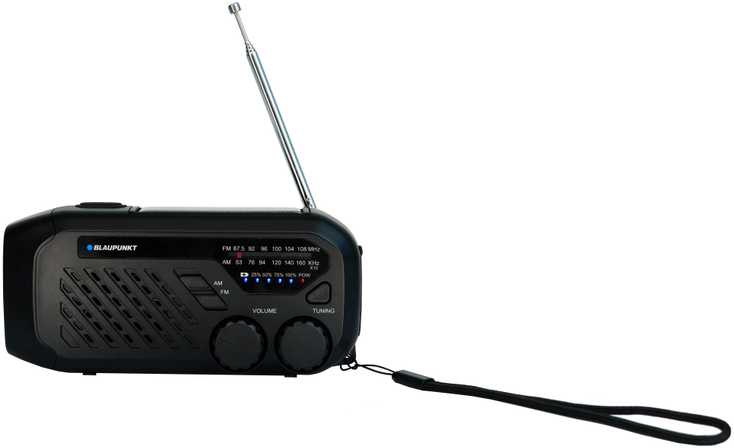 Blaupunkt ER10 nešiojamas radijas su žibintuvėliu