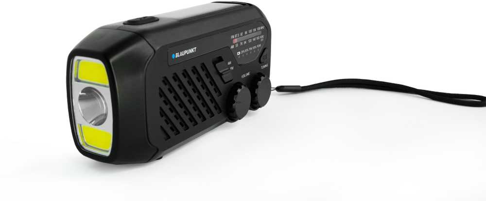 Blaupunkt ER10 nešiojamas radijas su žibintuvėliu