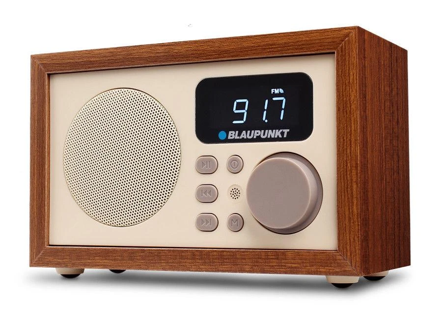 Blaupunkt Laikrodis retro HR5BR FM USB Alarm