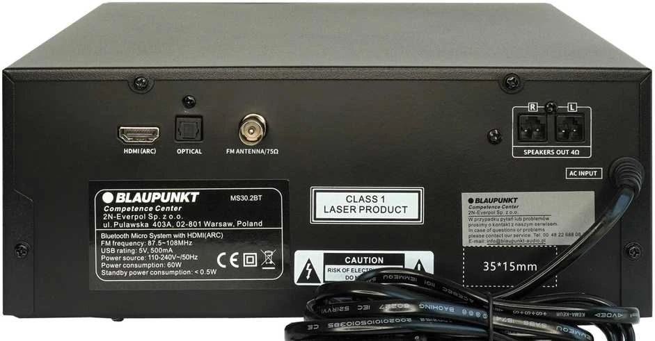 Muzikinis centras Blaupunkt MS30.2BT