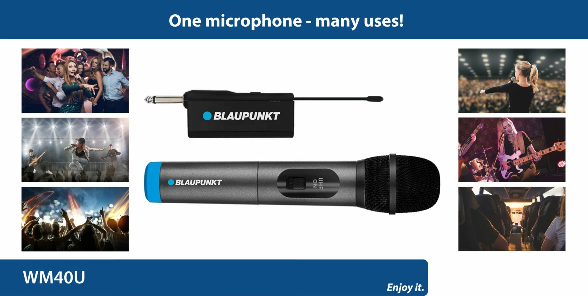 "Blaupunkt" mikrofonas WM40U