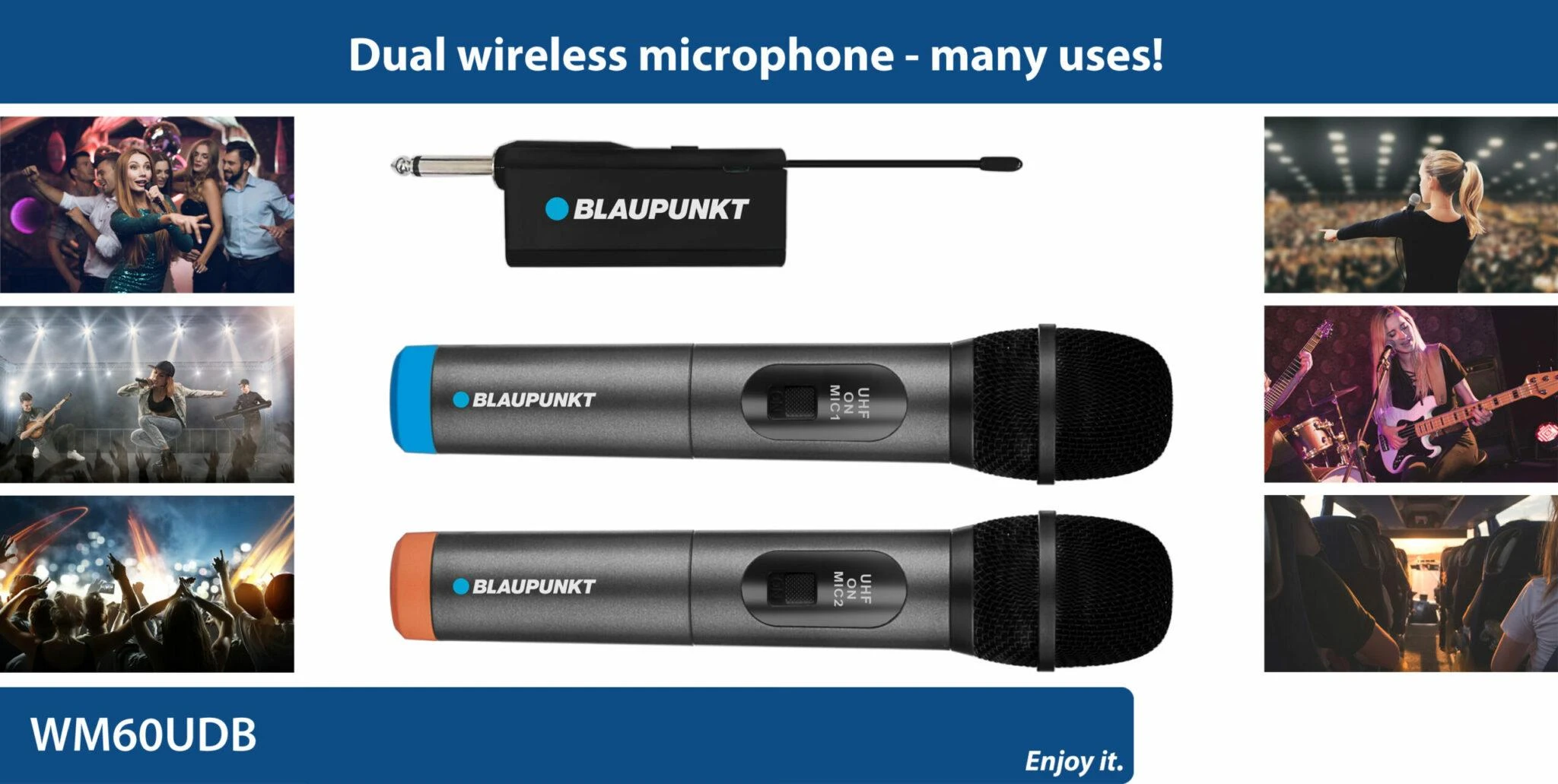 Mikrofonas Blaupunkt WM60UDB