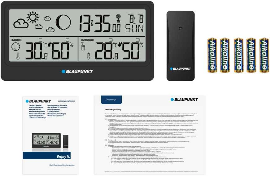Blaupunkt orų stotis WS20BK juodas