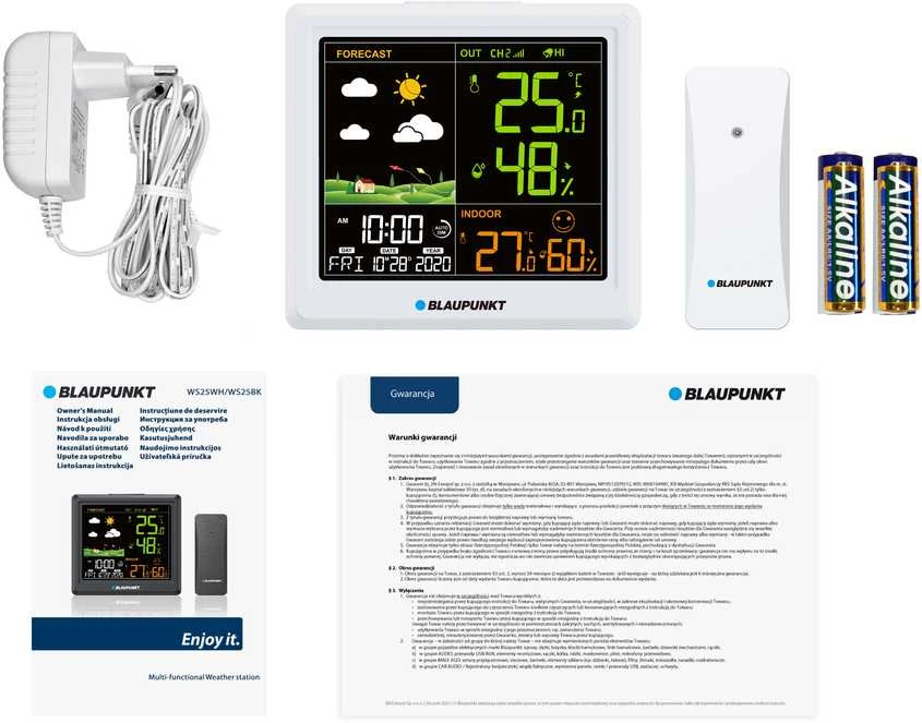 Orų stotelė Blaupunkt WS25WH Balta