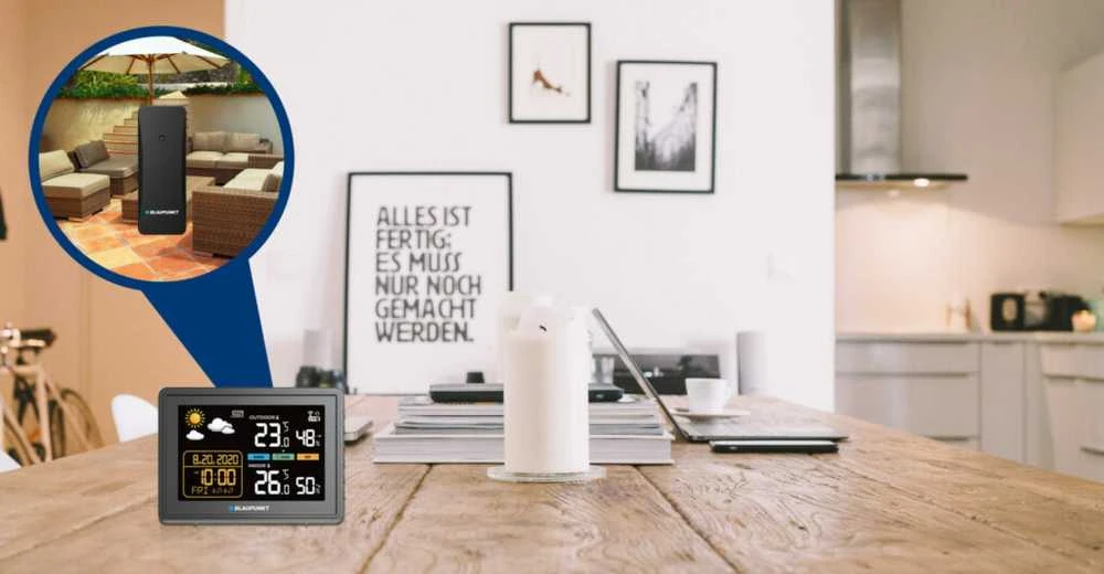 Blaupunkt WS30BK orų stotelė, juoda