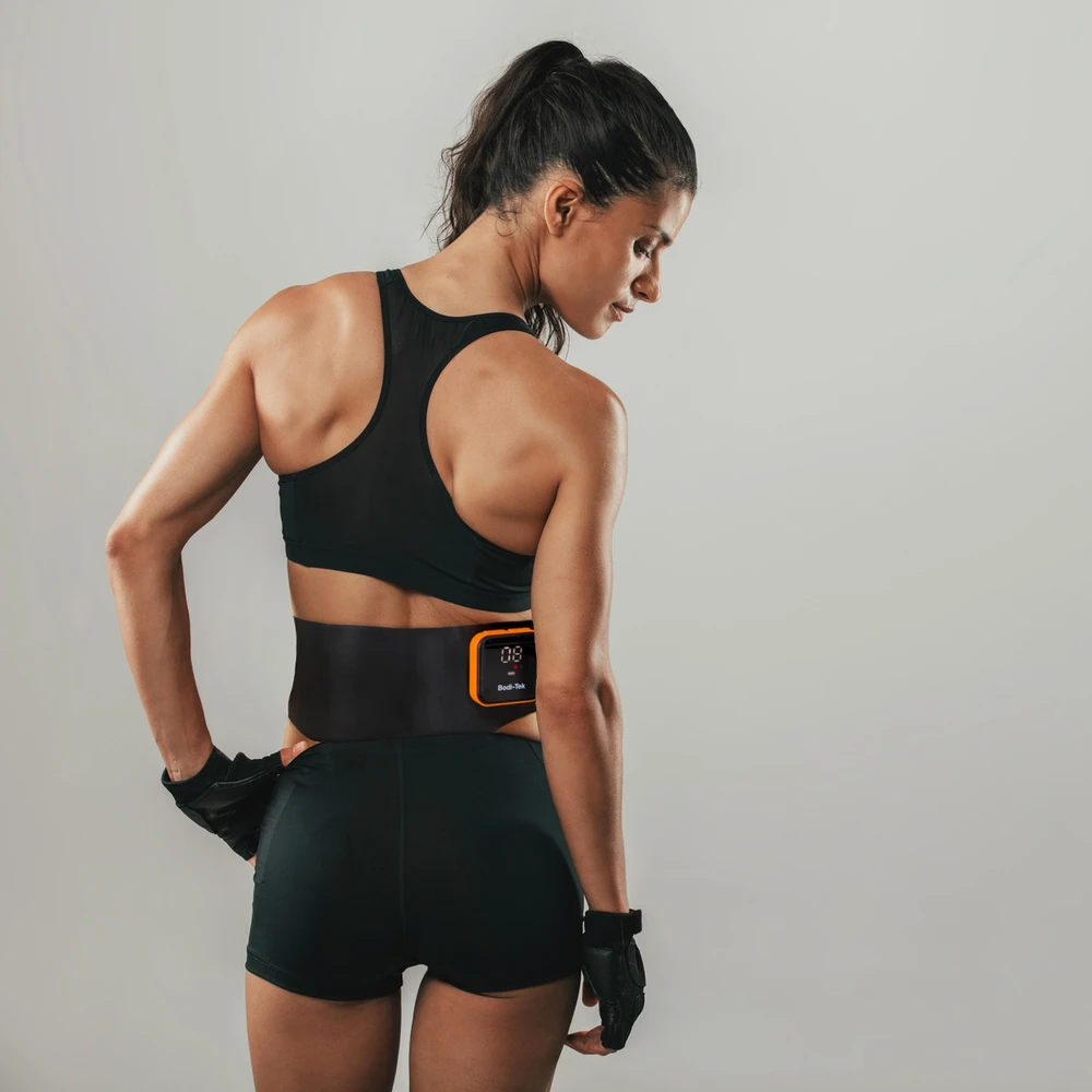 Bodi-Tek BT-ABSH-TOP-EU/1.2 Ab & Back Muscle Strengthener With Heat, Juodas/Oranžinis