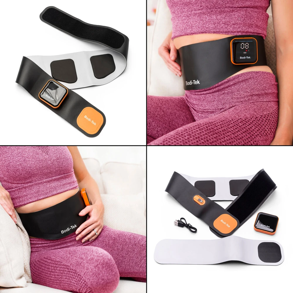 Bodi-Tek BT-ABSH-TOP-EU/1.2 Ab & Back Muscle Strengthener With Heat, Juodas/Oranžinis