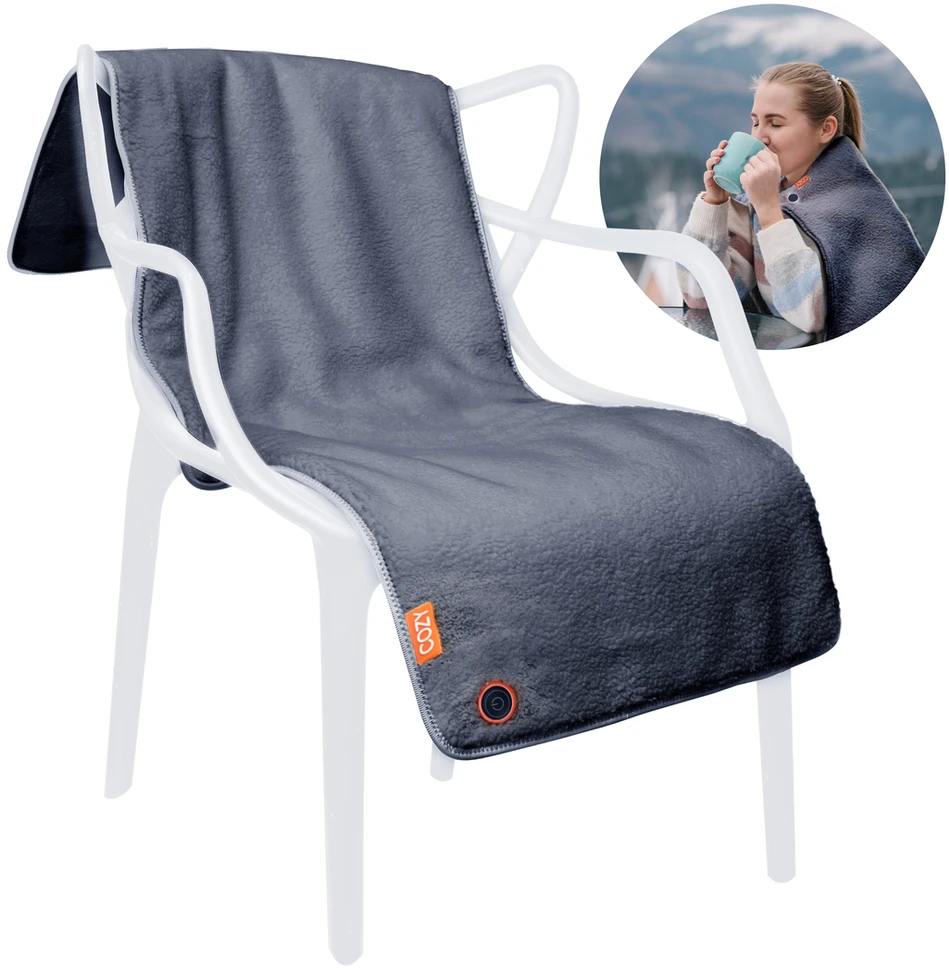 Bodi-Tek THHT-GR-EU/1,0 COZY šildomas užtiesalas, Pilkas