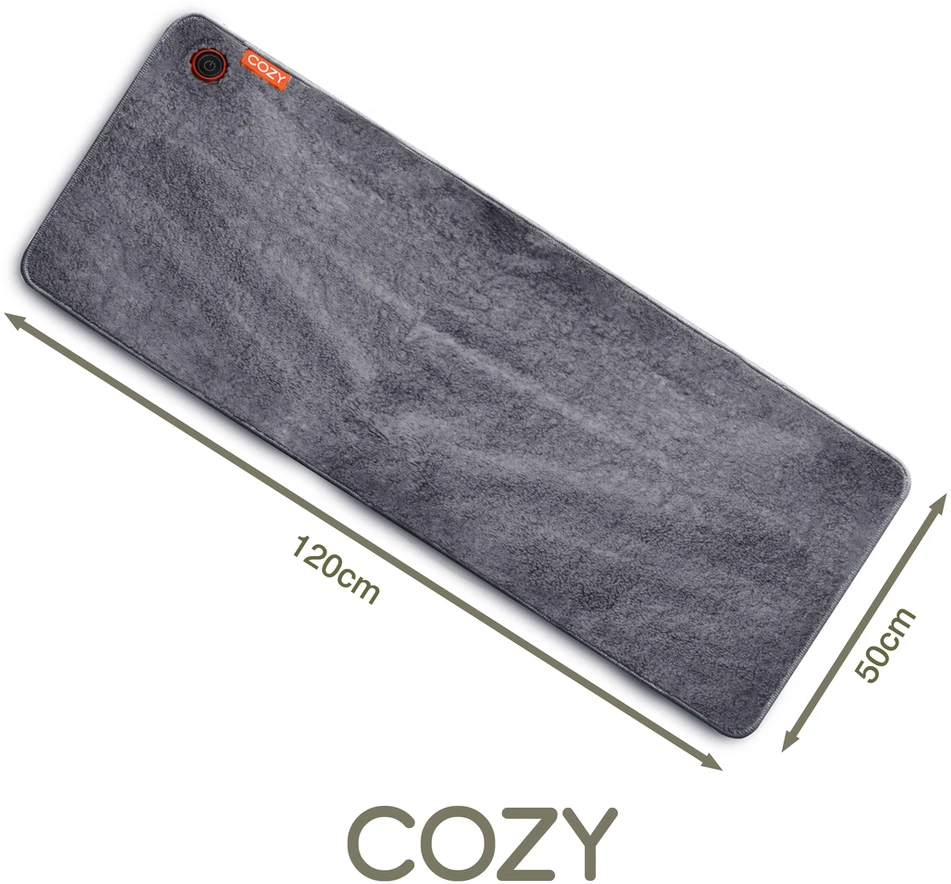 Bodi-Tek THHT-GR-EU/1,0 COZY šildomas užtiesalas, Pilkas