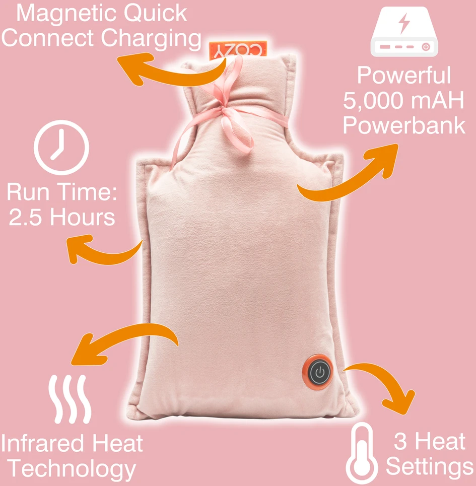 Bodi-Tek BT-WBHT-EU/1.0 COZY Rechergable Hot Vanduo Bottle