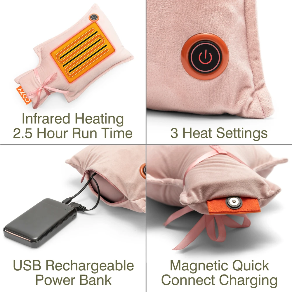 Bodi-Tek BT-WBHT-EU/1.0 COZY Rechergable Hot Vanduo Bottle