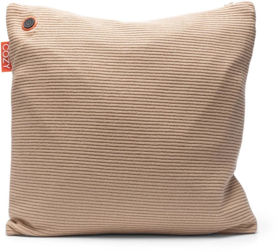 Bodi-Tek BT-CSHT2-K-BG-PB10 COZY Una Cushion megztas įkroviklis ir išorinė baterija 10000 mAh, rausvai geltona
