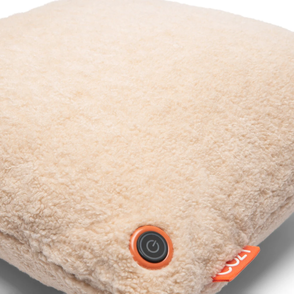 Bodi-Tek BT-CSHT2-W-BG-PB10 COZY Una šildoma komforto pagalvėlė 45 x 45 cm, rusvai geltona
