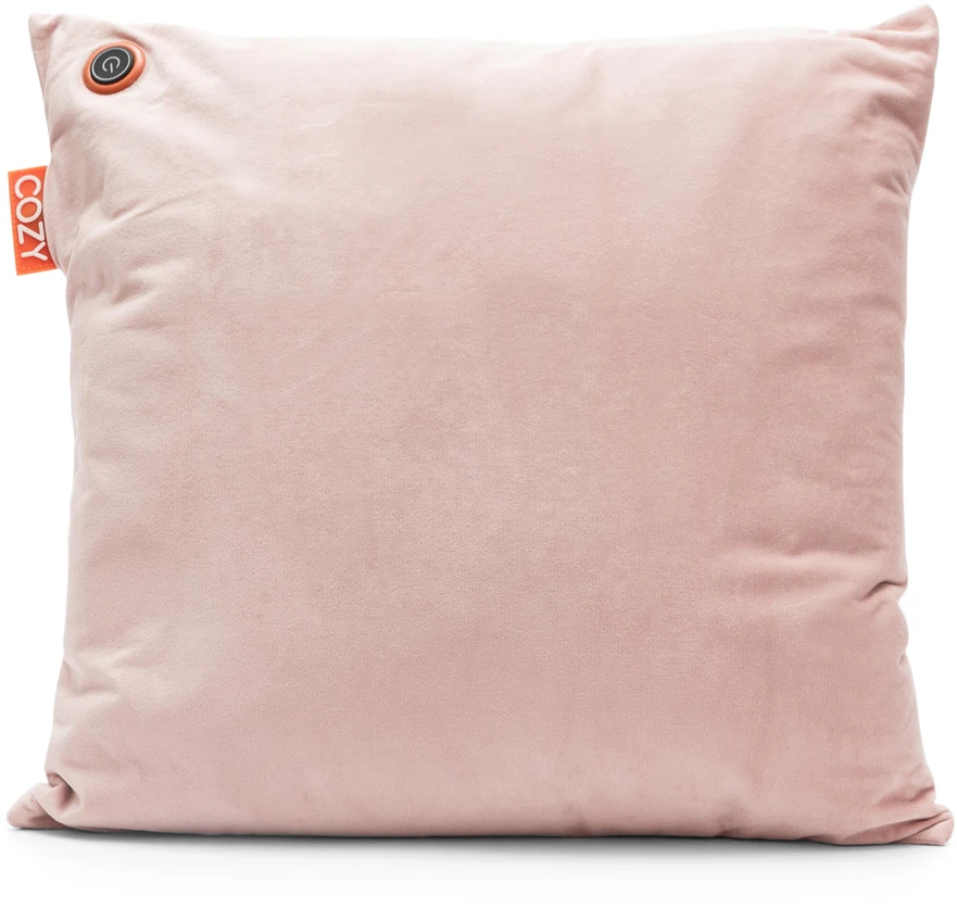 Bodi-Tek BT-CSHT2-V-LP-PB10 COZY Una šildoma komforto pagalvėlė 45 x 45 cm, šviesiai rausva aksominė
