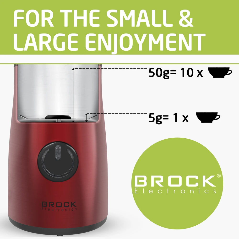 Brock kavamalė 150W 2050RD