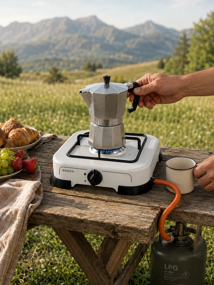 Mini viryklė Brock GS 001 W