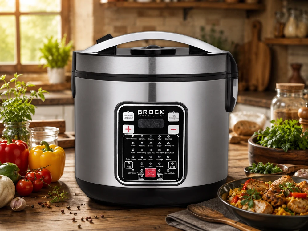 Brock Multivaryklė, 900W, 220V ~50Hz, 5L.