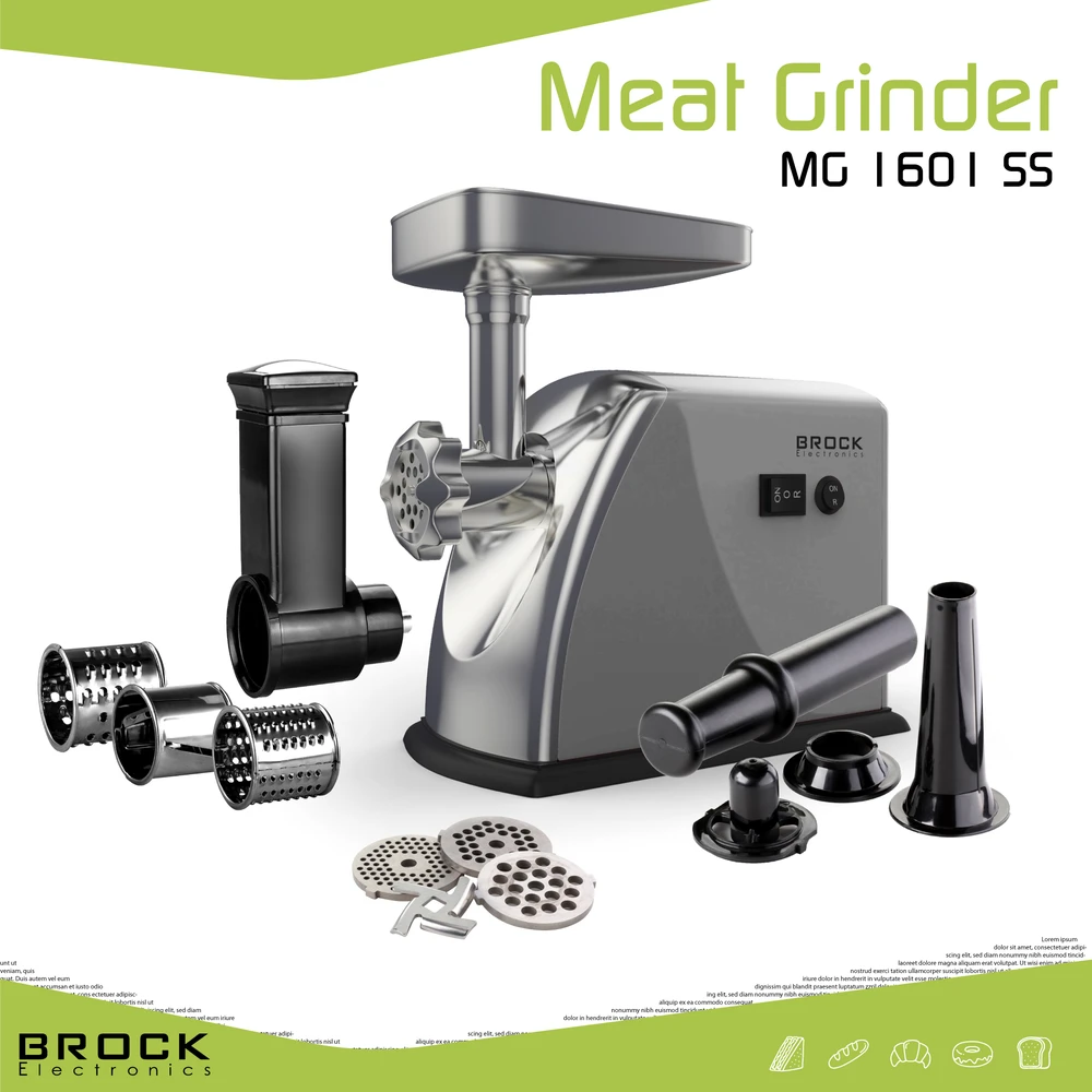 Brock MG 1601 SS mėsmalė