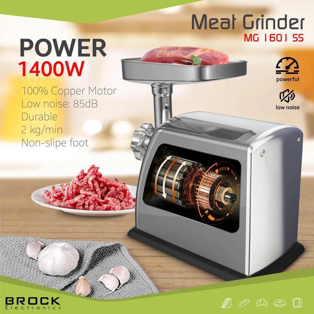 Brock MG 1601 SS mėsmalė
