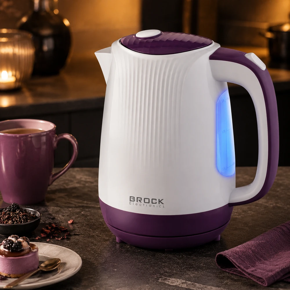 WK 08 PR Elektrinis virdulys BROCK WK 08 PR 1,7L, 1850-2000W