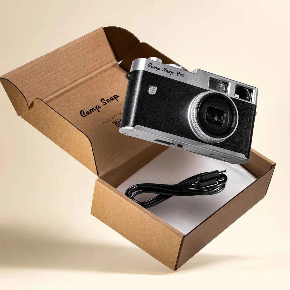 Camp Snap CS-PRO-BK-WW Screen-Free Digital Camera, Juodas