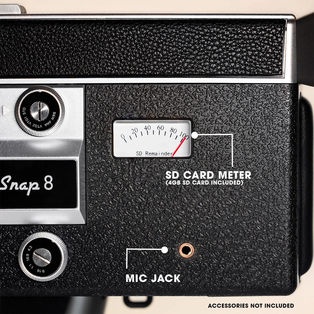 Camp Snap CS-VC8-BK-WW Digital Super-8 Video Camera