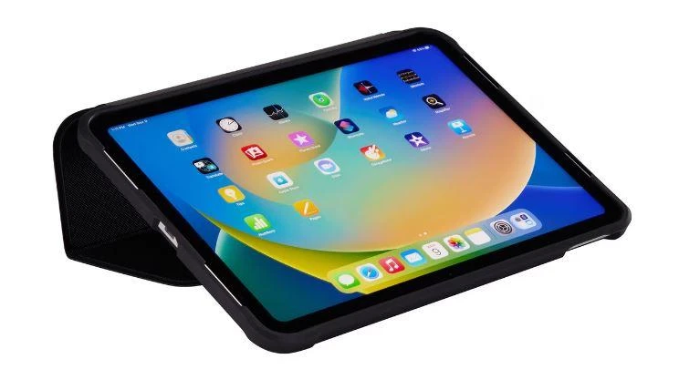 Juodas iPad 10.9 dėklas su vieta pieštukui Case Logic Snapview