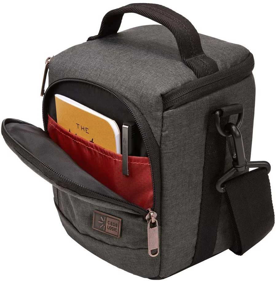 „Case Logic 5277 ERA DSLR“ pečių krepšys, mažas, obsidiano spalvos