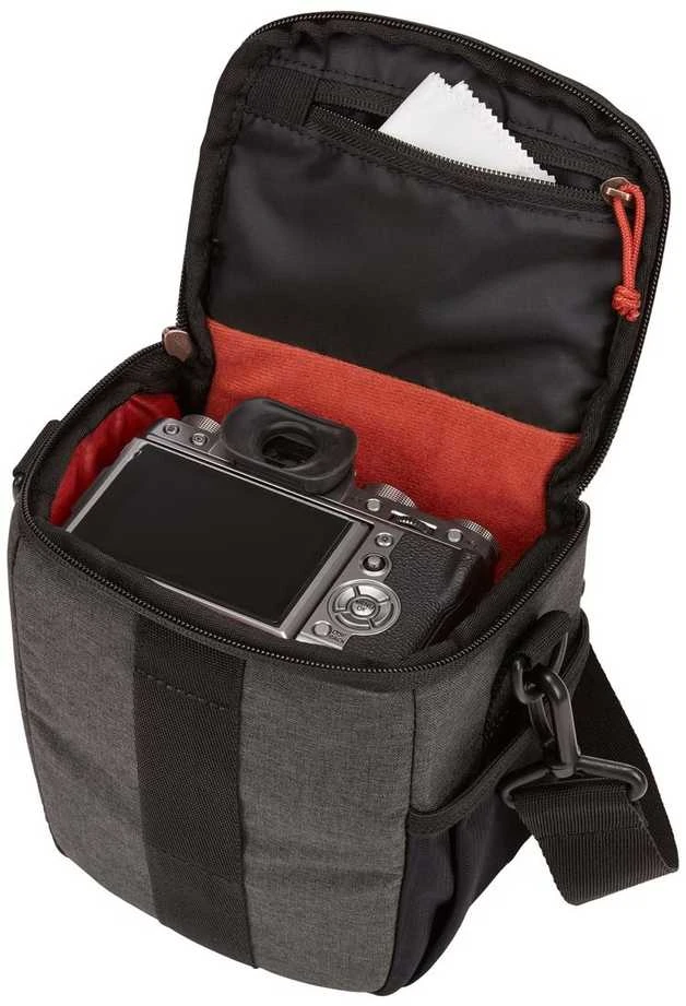 „Case Logic 5277 ERA DSLR“ pečių krepšys, mažas, obsidiano spalvos