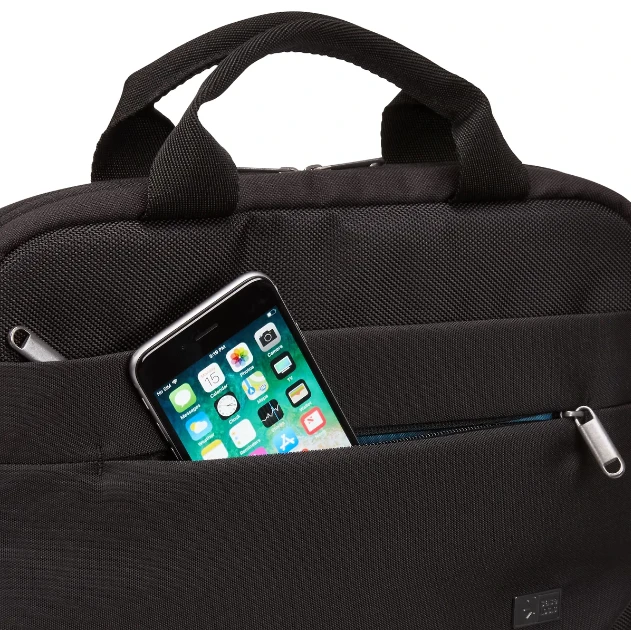 Case Logic | Tinka iki 11.6 " | Advantage | Portfelis | Juodas | Dirželis per petį