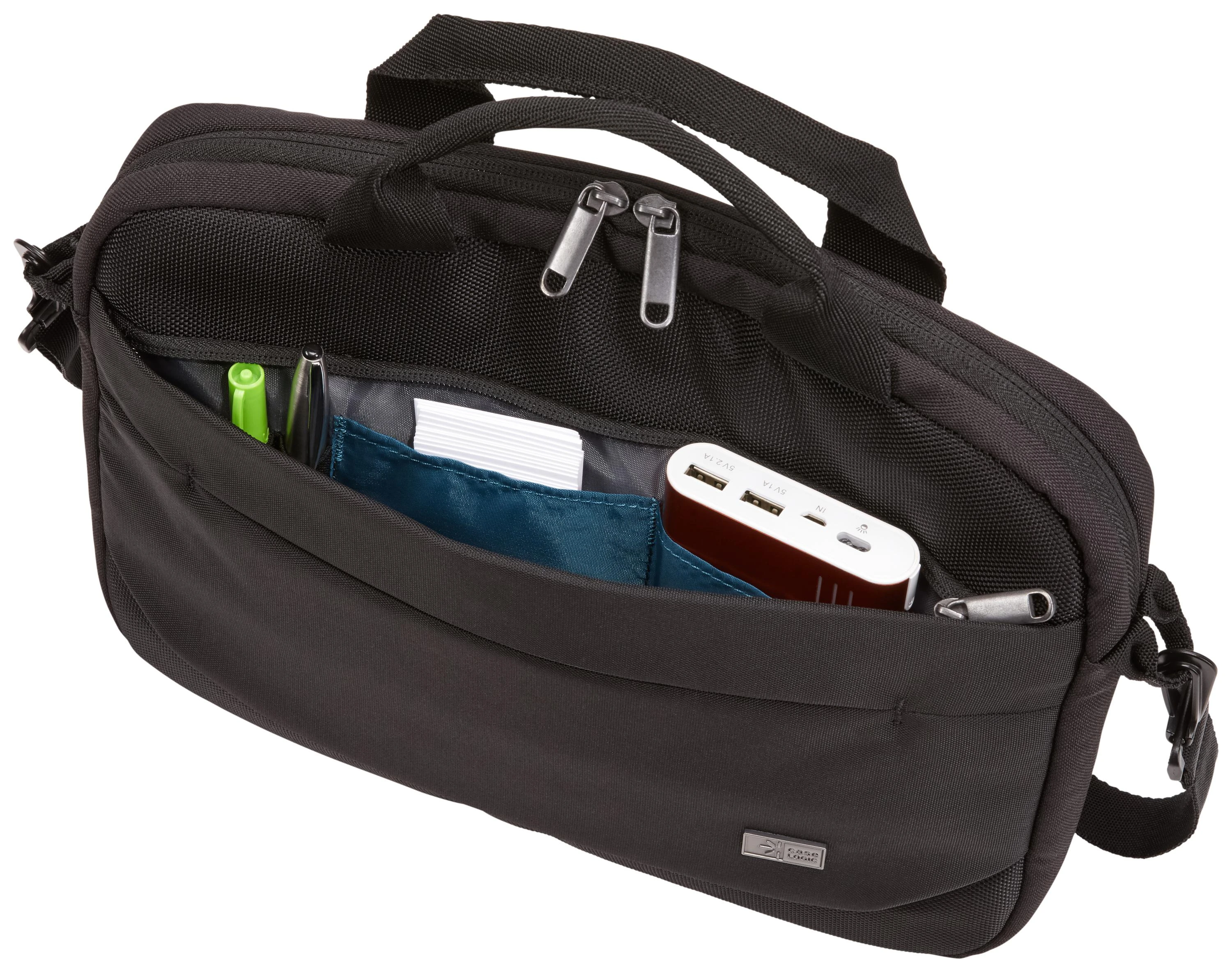 Case Logic | Tinka iki 11.6 " | Advantage | Messenger - Portfelis | Tamsiai mėlyna | Dirželis per petį