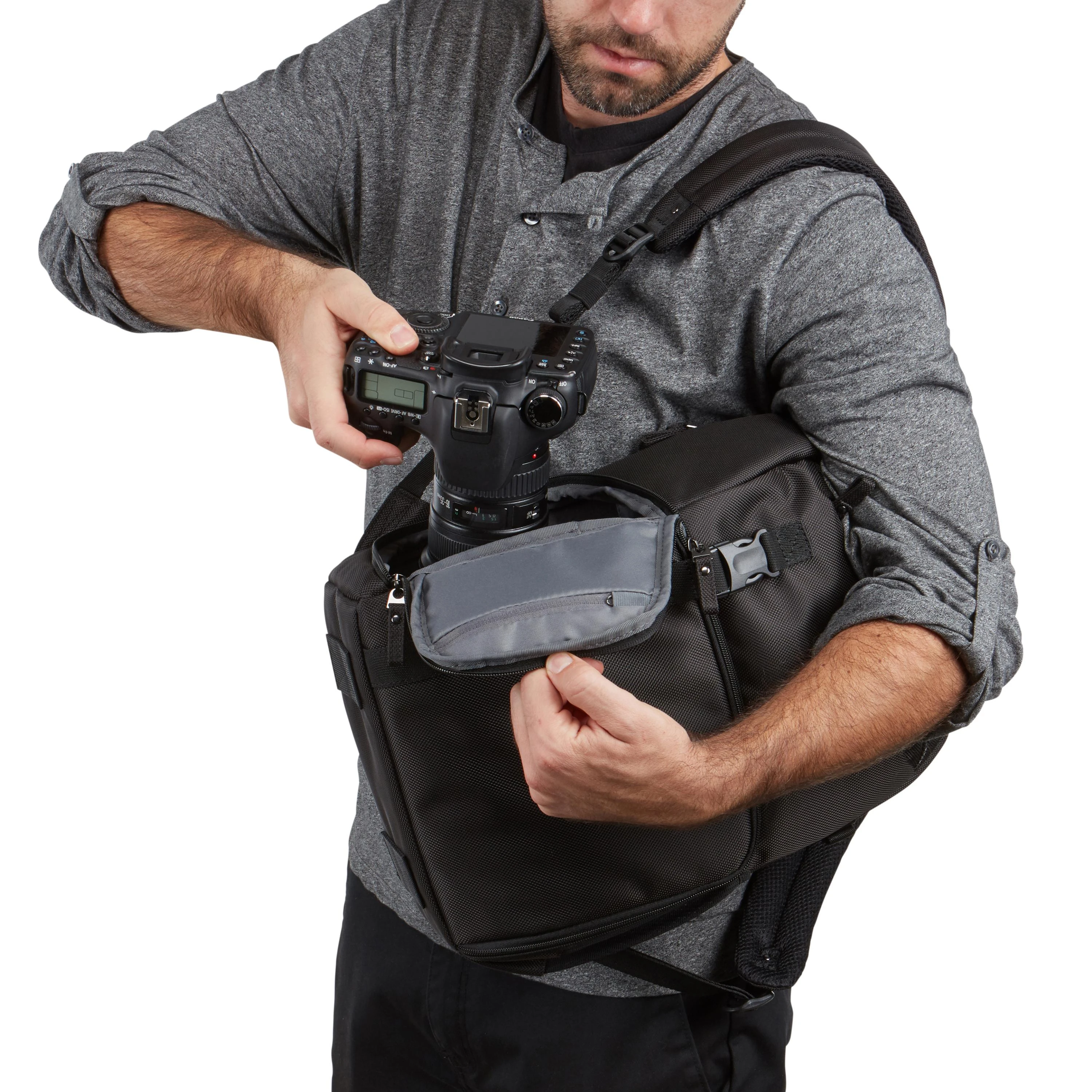 Case Logic Bryker Split-use Camera Backpack kuprinė Poliesteris Juoda