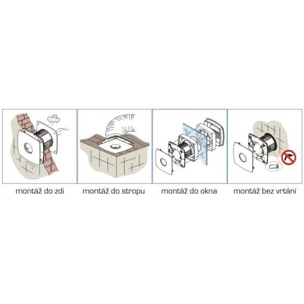 Ventiliatorius Ara El Aps Cata X-Mart 10 Inox H