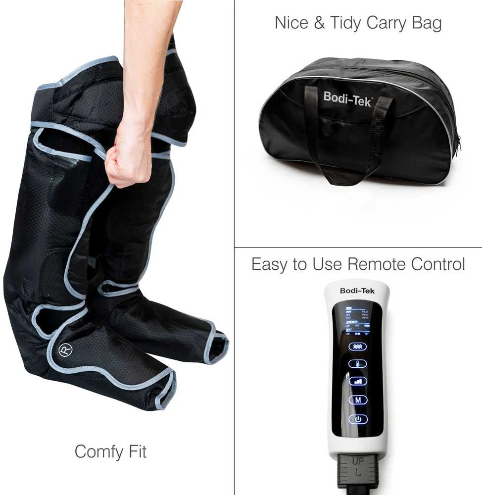 Bodi-Tek Comfort360 oro suspaudimo pusės kojos masažuoklis