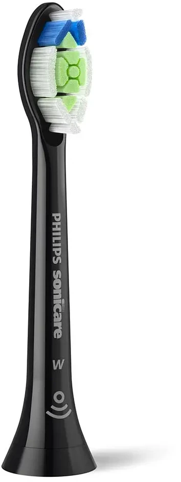 8 dalių šepetėlių galvučių pakuotė Philips Sonicare Optimal White HX6068/88, Juodos spalvos