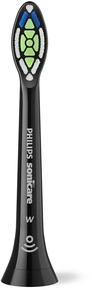 8 dalių šepetėlių galvučių pakuotė Philips Sonicare Optimal White HX6068/88, Juodos spalvos