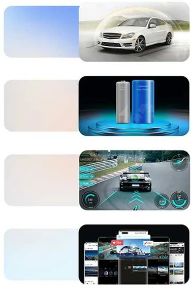 DDPAI Mola N3 Pro GPS Dual 2K 1600p + 1080p Dash Camera - vaizdo registratorius su galinio vaizdo kamera