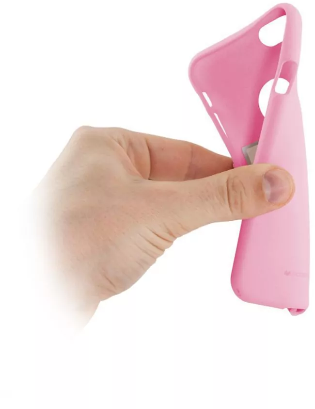 Dėklas Mercury Huawei P10 Plus Soft Feeling Jelly case Rožinė