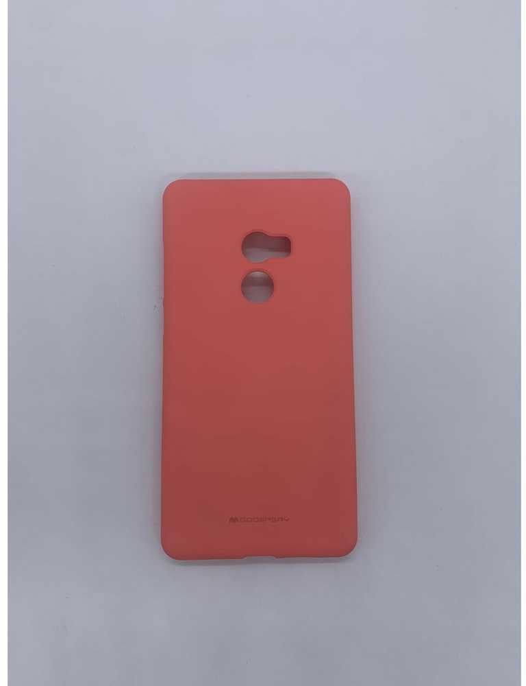 Dėklas Mercury Xiaomi Mi Mix 2 Soft Feeling Jelly case Rožinė